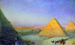 И.К. Айвазовский "Пирамиды" 1895 год.